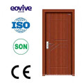 Eco-friendly material PVC apartment wooden door design